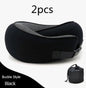 Travel Neck Pillow Non-Deformed Airplane Pillow Travel Neck Cushion Durable U-Shaped Travel Memory Cotton Nap Neck Pillow A&S Collection