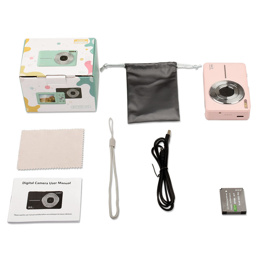 Mini Digital Camera Children's HD Digital Camera Student Mini Digital Camera Boys And Girls Christmas Birthday Gift Children's Entry-level Camera A&S Collection
