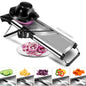 Stainless Steel Chopper Set Mandolin Grater Slicer Cut Resistant Gloves A&S Collection