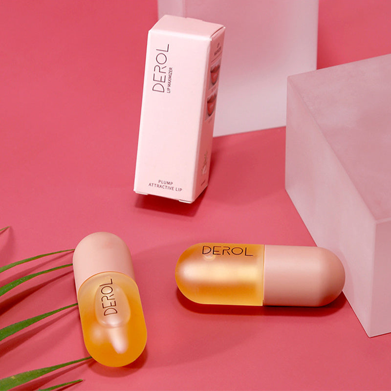 Day Night Instant Volume Lip Plumper Oil Clear Lasting Nourishing Repairing Reduce Lip Fine Line Care Lip Beauty Cosmetic CJ