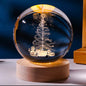 Luminous Starry Sky And Planets Moon Moon Crystal Ball Small Night Lamp Projection Ambience Light Creative Gift New Strange Gift A&S Collection