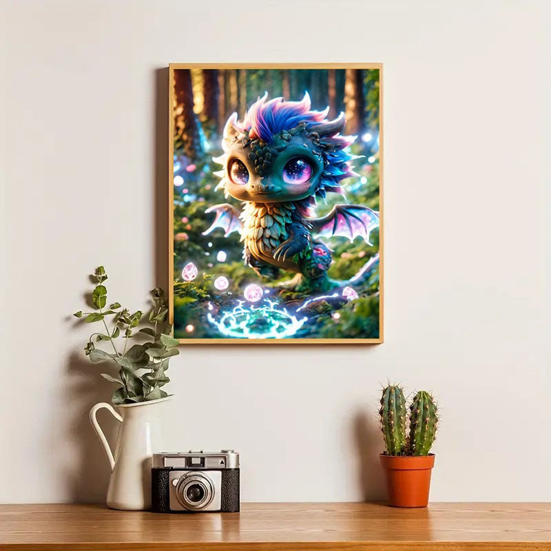 5DDIY Diamond Painting Set - Full Diamond Round Water Diamond Art, Sparkling Mosaic Handmade Home Decoration, Including Durable Canvas And Tools A&S Collection