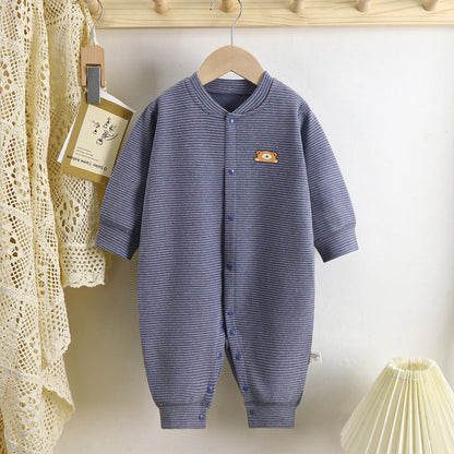 Baby Dralon Jumpsuit Baby Striped Romper A&S Collection