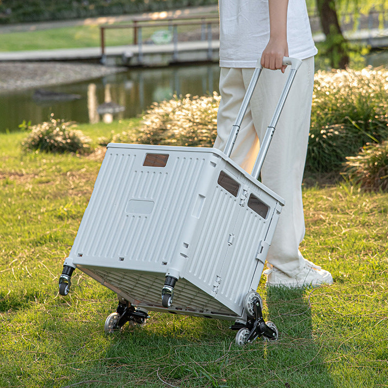 Household Portable Folding Supermarket Trolley CJ
