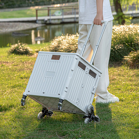 Household Portable Folding Supermarket Trolley CJ