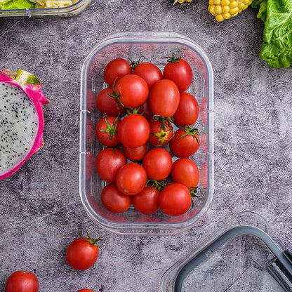 Transparent Sealed Microwave Oven Fresh-Keeping Box - Durable, Space-Saving Design for Food Storage CJ