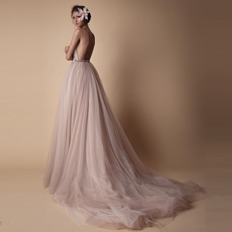 Bride Wedding Dress Women New Style Sling Bridesmaid Dress A&S Collection