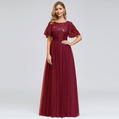 Elegant Women's Long Evening Dress: Perfect for Show Performances, Formal Events, and Captivating Moments A&S Collection