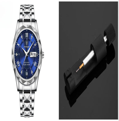 Men's Waterproof Double Calendar Luminous Quartz Watch A&S Collection