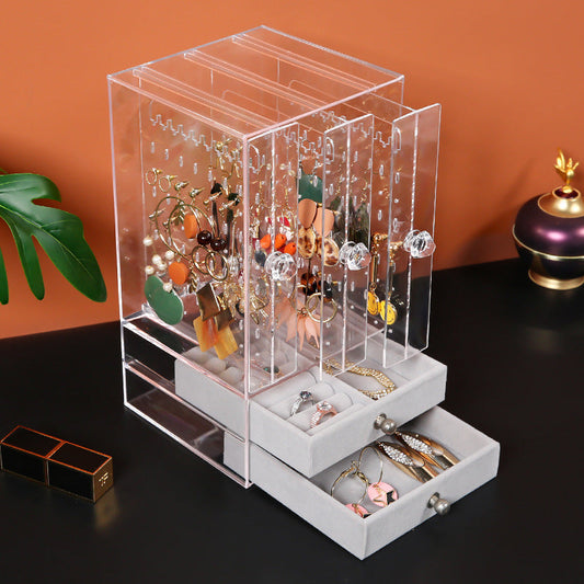 Acrylic Cosmetic Storage Box: Sleek, Transparent Organizer for All Your Beauty Essentials A&S Collection