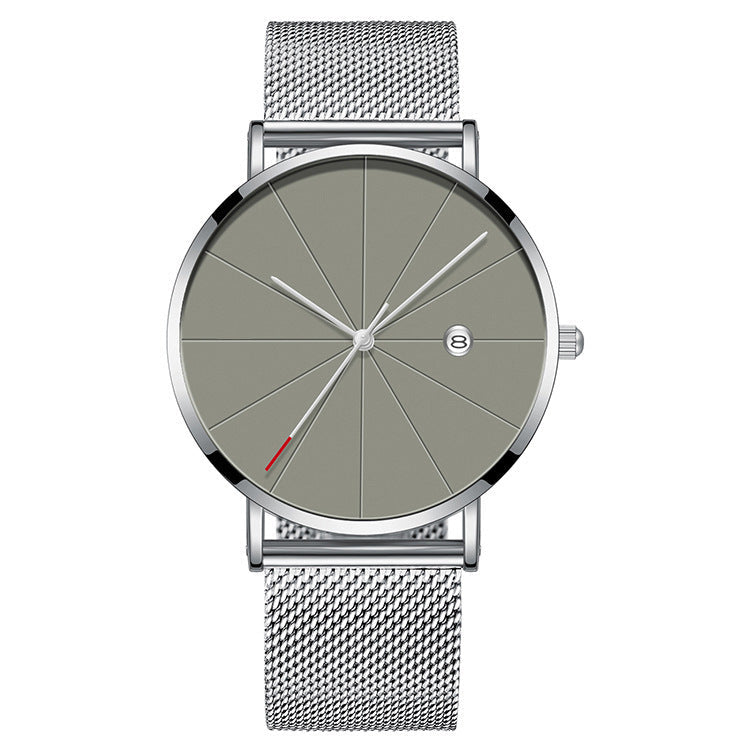 Creative Waterproof Quartz Watch for Men: Simple Calendar Design A&S Collection