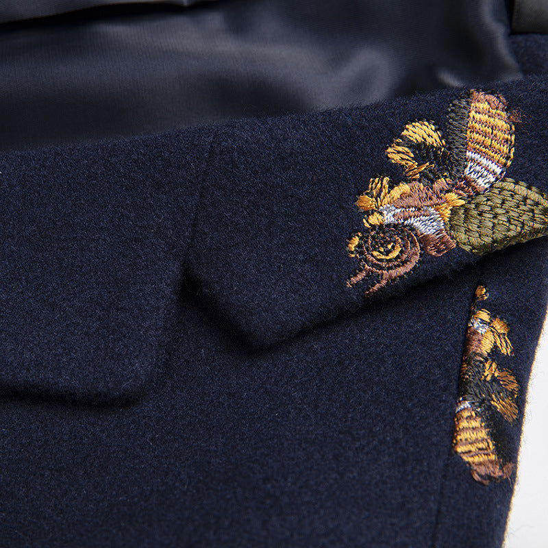 Bee embroidery Korean suit top A&S Collection
