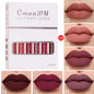 6 Boxes Of Matte Non-stick Cup Waterproof Lipstick Long Lasting Lip Gloss A&S Collection