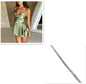 Elegant Satin Suspender Dress with Lace-Up Back - Perfect for Chic and Sexy Looks! CJ