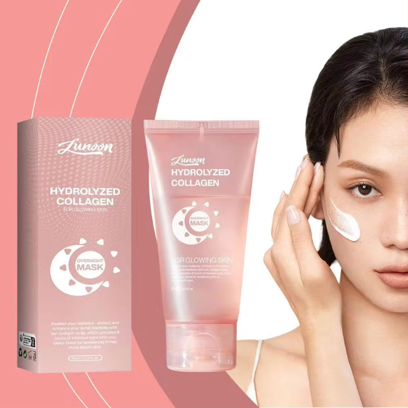 Collagen Wrapping Night Mask: Natural Ingredients for Firming, Elasticity, and Deep Hydration – Anti-Wrinkle Solution for Radiant Skin Care CJ