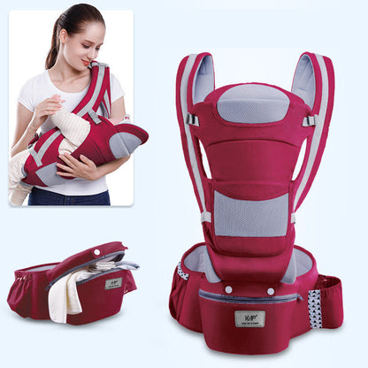 Ergonomic Baby Carrier Infant Baby Hipseat Carrier 3 In 1 Front Facing Ergonomic Kangaroo Baby Wrap Sling A&S Collection