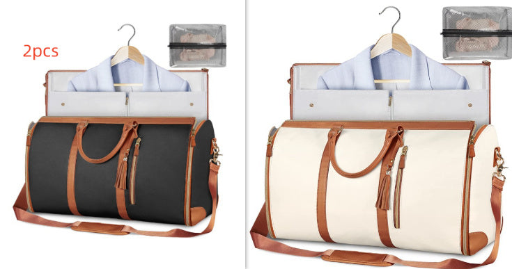 Large Capacity Travel Duffle Bag Women's Handbag Folding Suit Bag Waterproof Clothes Totes A&S Collection