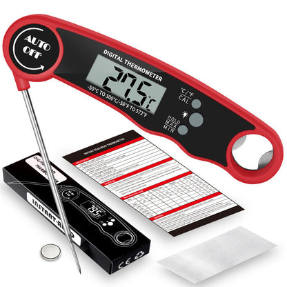 Folding Kitchen Food Thermometer - Accurate Grill & Cooking Tool for Perfect Meals A&S Collection