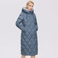 Ozon Wild strawberry Autumn Winter women's coat plus long women's thick warm cotton women's coat A&S Collection