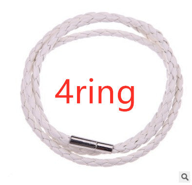 Personalized Mens Braided Genuine Leather Bracelet Stainless Steel Custom Beads Name Charm Bracelet For Men With Family Names A&S Collection