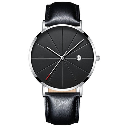 Creative Waterproof Quartz Watch for Men: Simple Calendar Design A&S Collection