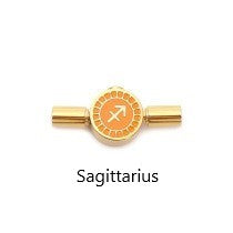 Elegant Constellation Bracelet: Stainless Steel and Leather, Preserved Color Design A&S Collection