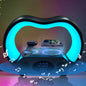 2024 New 6 In 1 Smart Remote Control Bluetooth-compatible Ambience Intelligent LED Table Lamp Multi-function Wireless Charger Night Light Bluetooth-compatible Speaker A&S Collection