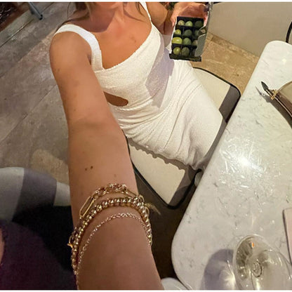 Square Collar Sequin Dresses - Shop Now! CJ