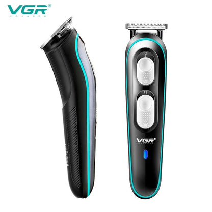 VGR V-0551 Professional Hair Trimmer Kit with USB charging, comb attachments, and accessories. A&S Collection