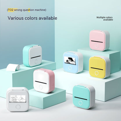 Portable Mini Thermal Label Printer: Home Photo Printer and Student Study Aid with Bluetooth Compatibility – Ideal for Price Tags and Error Correction A&S Collection