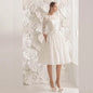 Spring new women's party ladies small  sleeves popular white dress summer dress A&S Collection