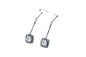 Light Luxury Long Copper Plated Zircon Earrings A&S Collection