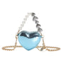 Mini Love-shape Pearls Handbag Fashion Cute Chain Lipstick Bag Women's Bright Candy Color Shoulder Messenger Bag A&S Collection
