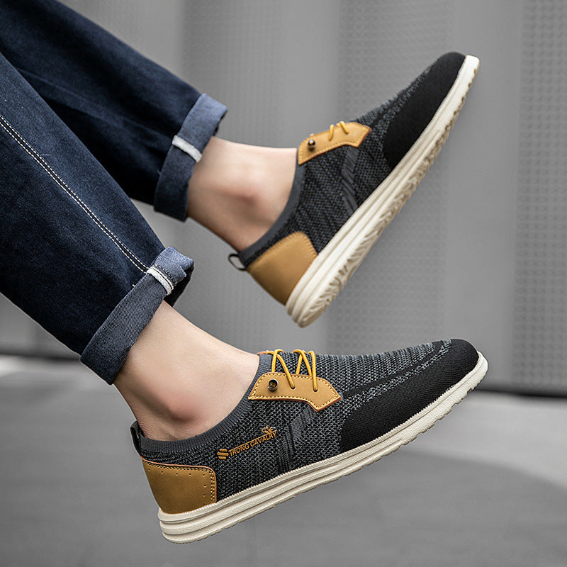 Casual Slip-on Mesh Shoes Lightweight Breathable Loafers Men Walking Running Sports Shoes A&S Collection