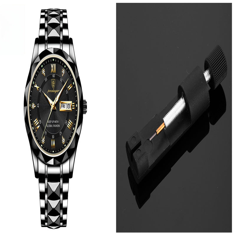 Men's Waterproof Double Calendar Luminous Quartz Watch A&S Collection