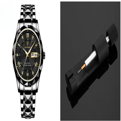 Men's Waterproof Double Calendar Luminous Quartz Watch A&S Collection