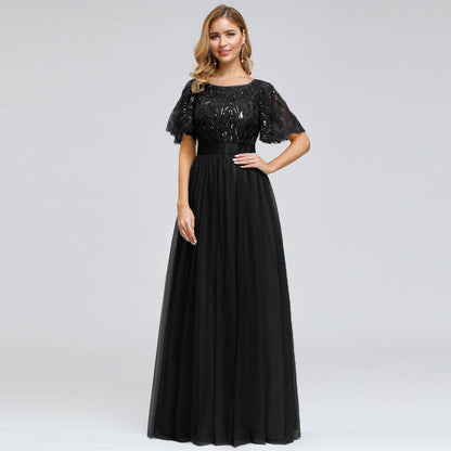 Elegant Women's Long Evening Dress: Perfect for Show Performances, Formal Events, and Captivating Moments A&S Collection