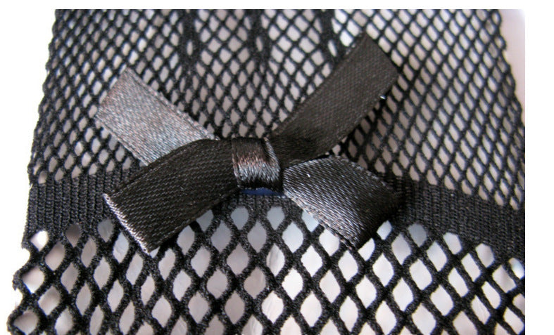 1 pair Knitted stretch mesh gloves A&S Collection