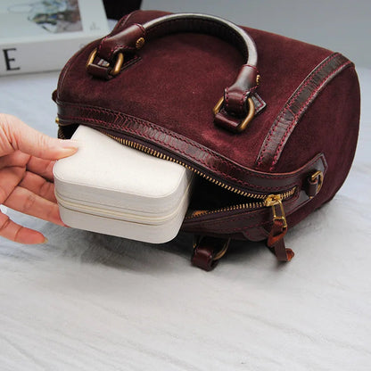 1PC Jewelry Organizer Display Travel Jewelry Zipper Case Boxes Earrings Necklace Ring Portable Jewelry Box Leather Storage A&S Collection