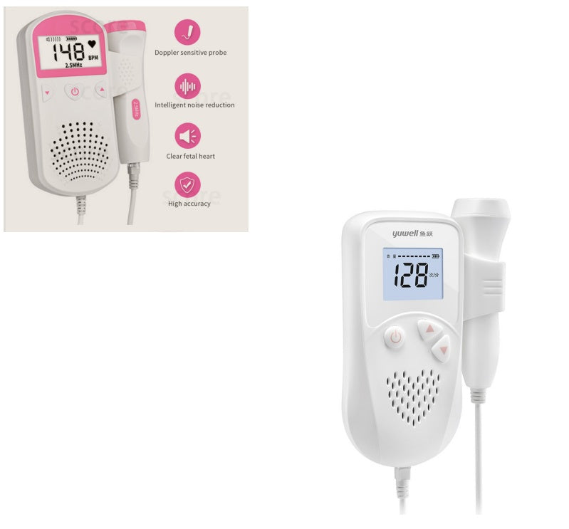 Fetal Heart Rate Monitor Home Pregnancy Baby Fetal Sound Heart Rate Detector A&S Collection