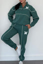 Womens 2 Piece Outfits Lounge Hoodless Pullover Sweatshirt Sweatsuit Sets Sweatshirt Baggy Fashion Sweatpants With Pockets A&S Collection
