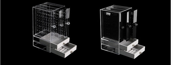 Acrylic Cosmetic Storage Box: Sleek, Transparent Organizer for All Your Beauty Essentials A&S Collection