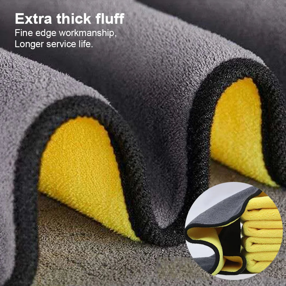 Microfiber Towel Car Microfiber Cloth Wash Towel Microfiber Cleaning Cloth Car Wash Drying Towel Auto Detailing A&S Collection