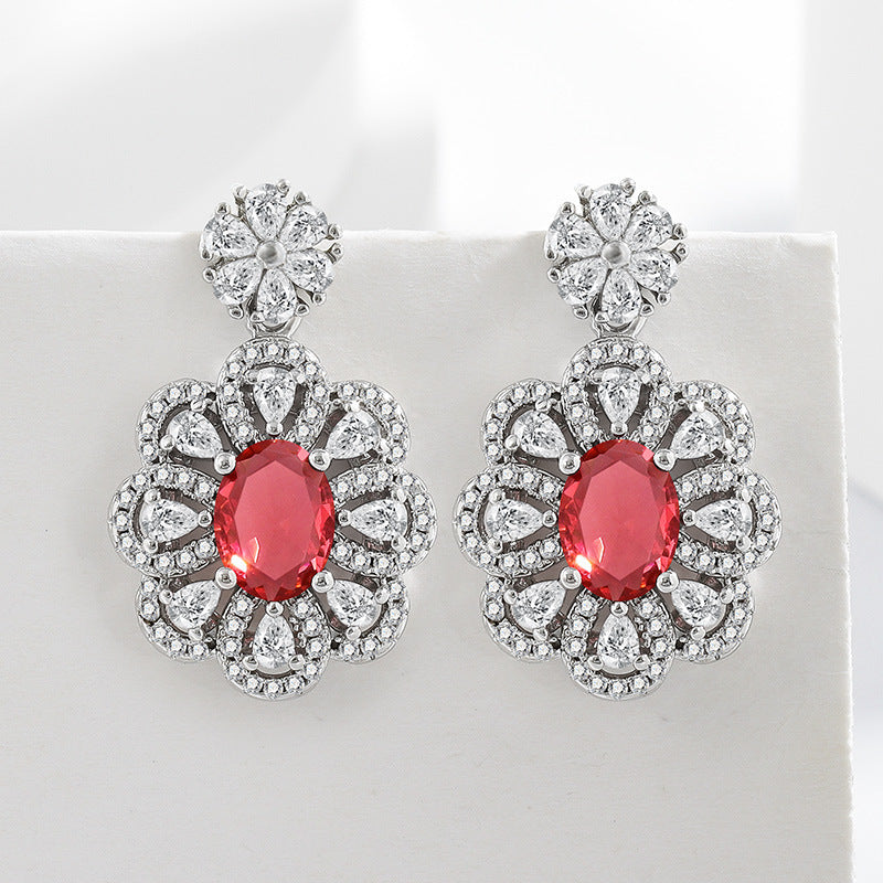 Bride Jewelry Earrings Necklace Jewelry Suit A&S Collection