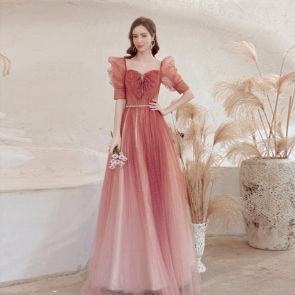 Elegant Evening Dress for Women's Show Hosts: Perfectly Designed for Captivating Performances and Formal Events CJ