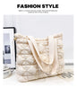 Elegant cloud tote: spacious, single shoulder, and soft down design A&S Collection