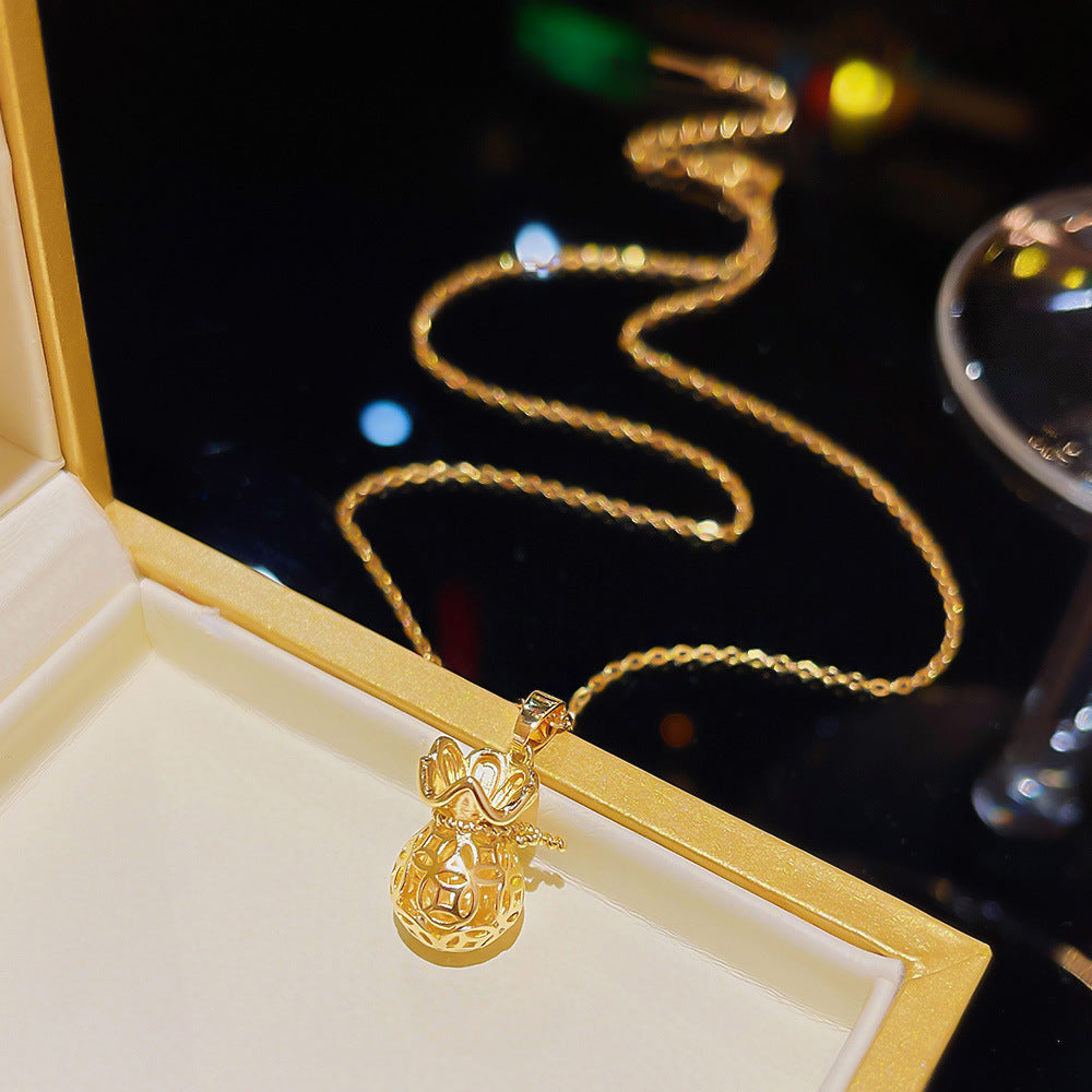 Fashion Titanium Steel Necklace - Light Luxury Design with Advanced Sense for Unique Style CJ