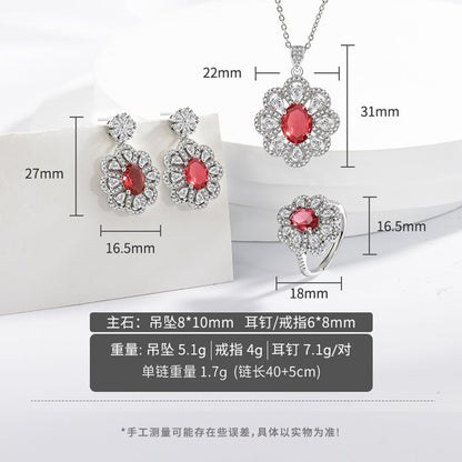 Bride Jewelry Earrings Necklace Jewelry Suit A&S Collection