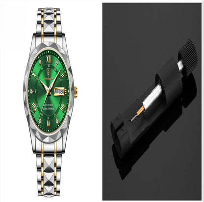 Men's Waterproof Double Calendar Luminous Quartz Watch A&S Collection