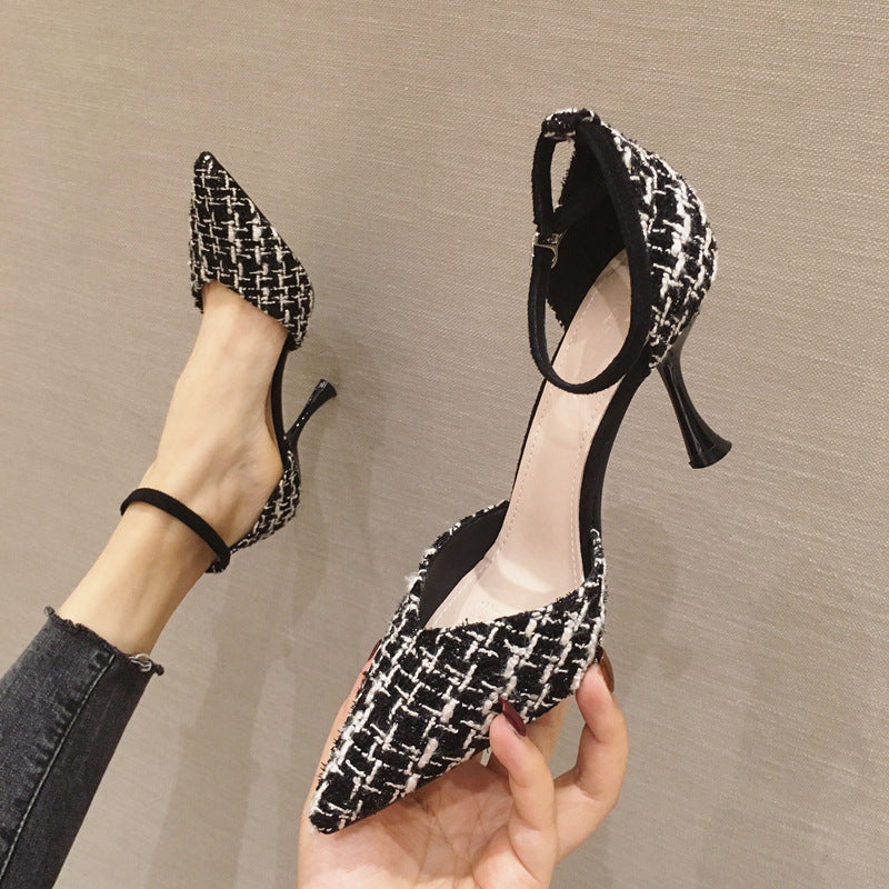 Step into Elegance with Small Fragrant Stiletto High Heels for Women CJ